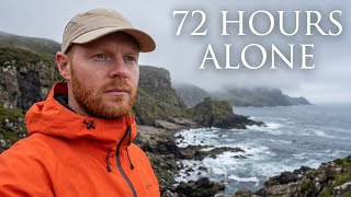 Survival Challenge | Remote Wild Camping on the Scottish Coast with NO FOOD! Part 1 Update