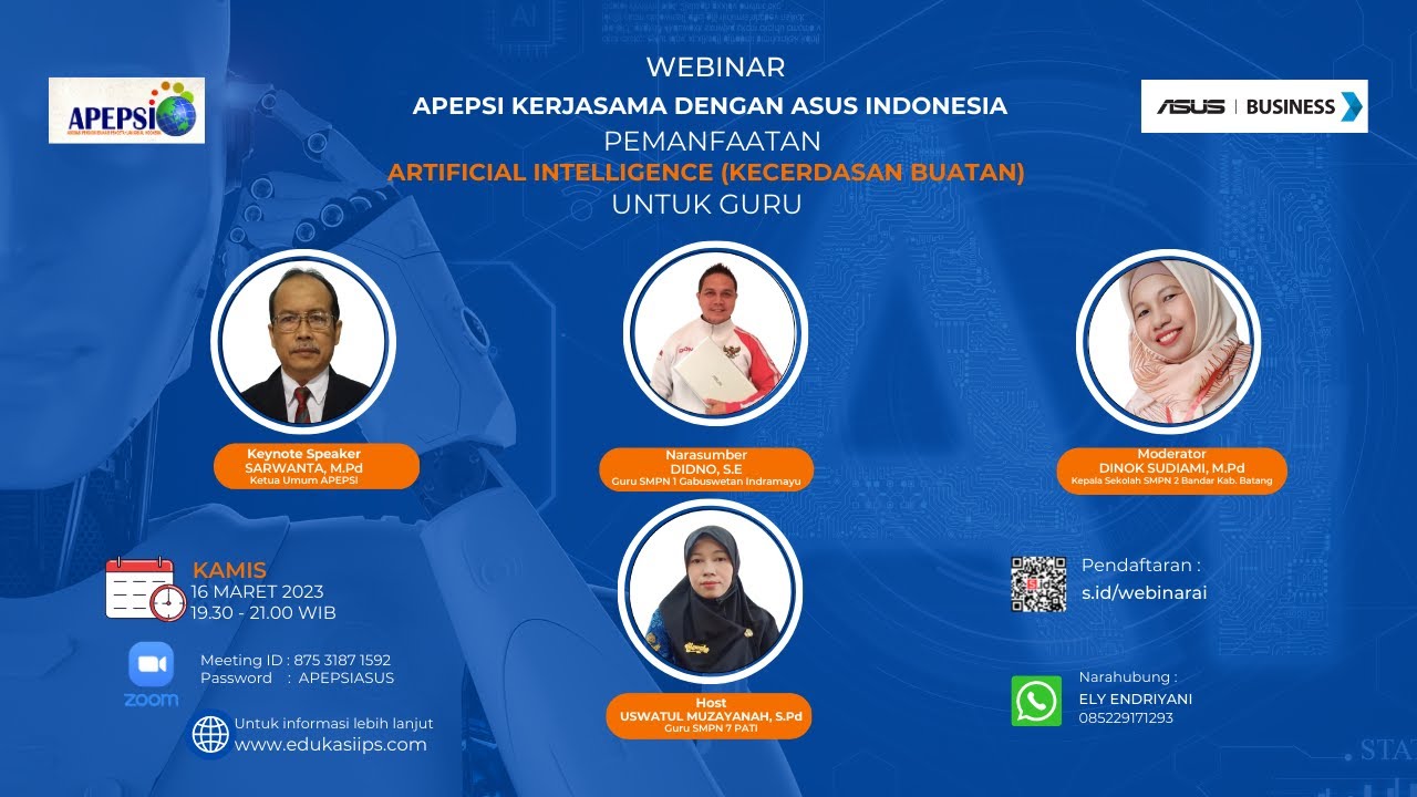 Webinar Pemanfaatan Artificial Intelligence Untuk Guru - YouTube