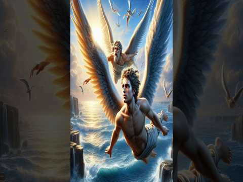 أسطورة إيكاروس وديدالوس الطيران والكارثة إيكاروس ديدالوس مينوس كريت ميثولوجيا