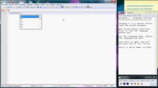 Notepad++ - Programming Language Setting