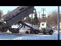 Awesome Snow Removal and Snow Dump Action in Montreal, Canada – Snow Operation of 2020! #snowremoval