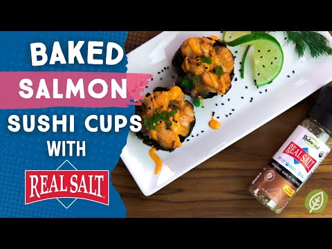 Baked Salmon Sushi