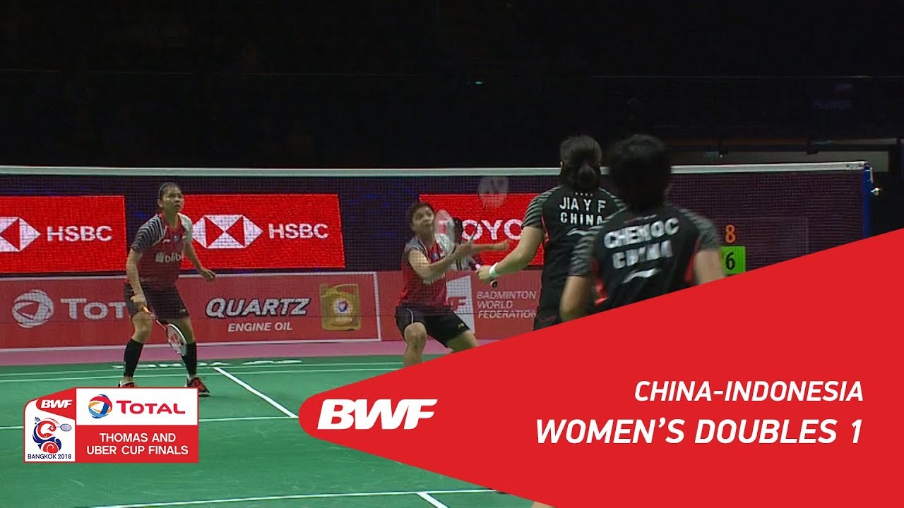 Uber Cup | WD1 | CHEN/JIA (CHN) vs POLII/RAHAYU (INA) | BWF 2018