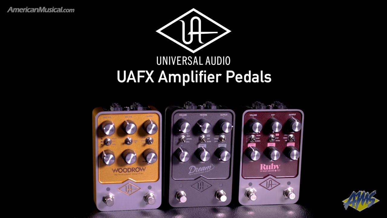 The Brand New Universal Audio UAFX Amplifier Guitar FX Pedals - American Musical Supply