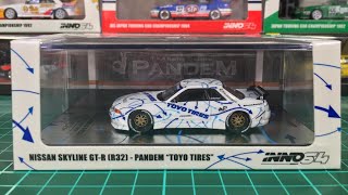 INNO MODELS 1:64 - NISSAN SKYLINE GT-R (R32) PANDEM - TOYO TIRES