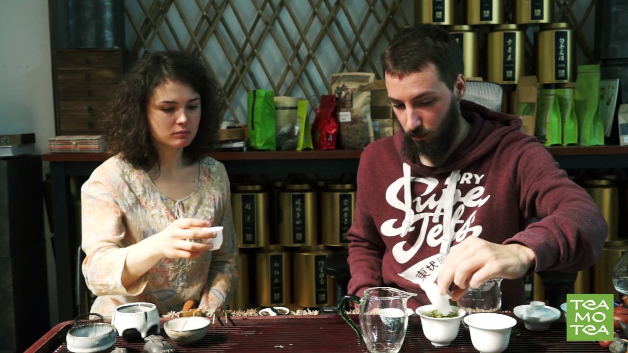 Свежий зеленый чай 2017 года. Пробуем Билочунь и Лунцзин. tea.video ...