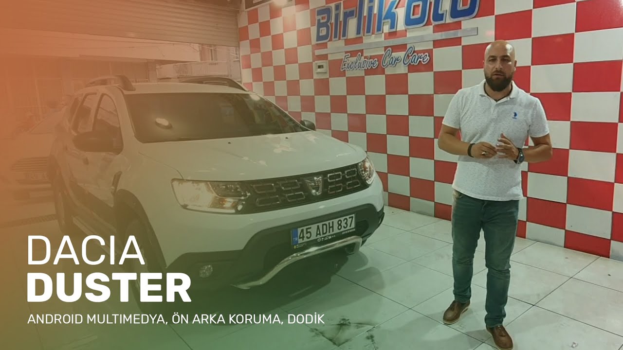 Dacia Duster // Ön Arka Koruma, Yan Basamak, Cam Filmi, Yan Dodik, Android Multimedya