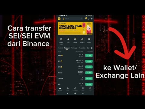 Cara transfer Token SEI/SEI EVM