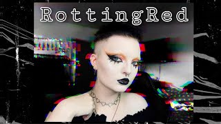 Makeup Tutorial 25 - Gothic SpiderWeb Eyeliner - RottingRed