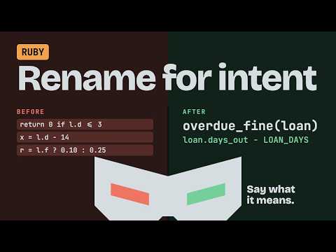 Naming Variables in Ruby: Rename for Intent