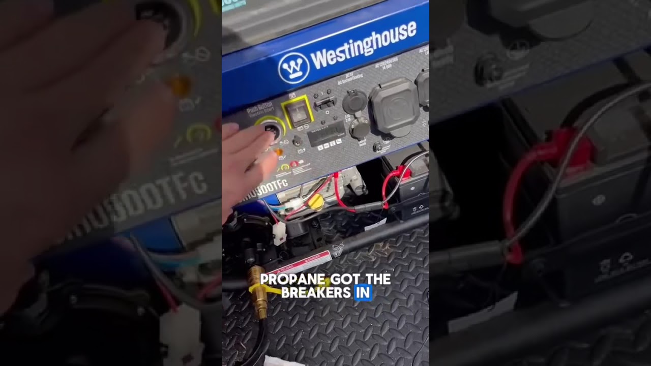 Custom built generator shed