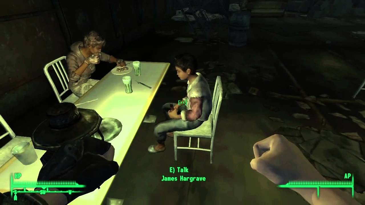 Fallout 3 - James Hargrave drinking Beer for dinner