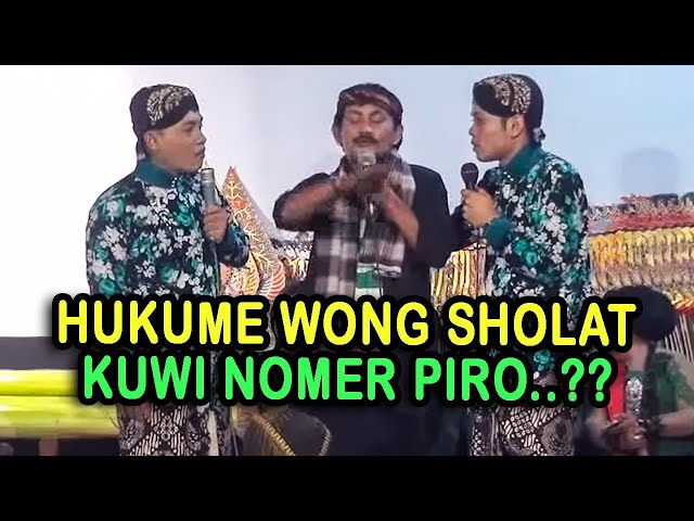 Percil Cs + Cak Tawar - Hukume wong sholat kuwi nomer piro - ngerti jawabane mesti ngguyu kepingkel² class=