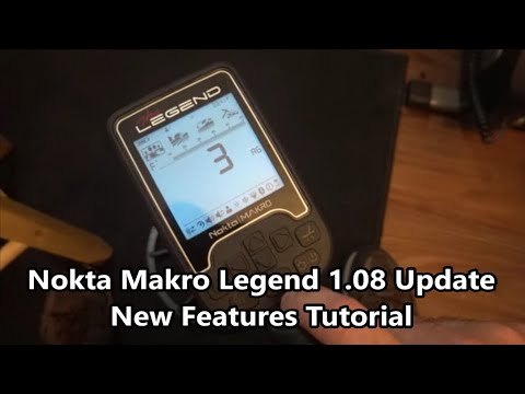 New Nokta Makro Legend 1.08 Update - New Features Tutorial