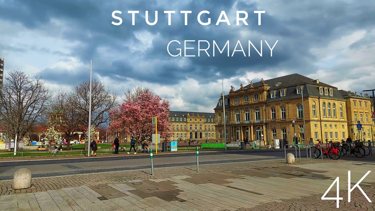 Stuttgart Germany 🇩🇪 | the birthplace of Mercedes and Porsche | 4k HDR ...