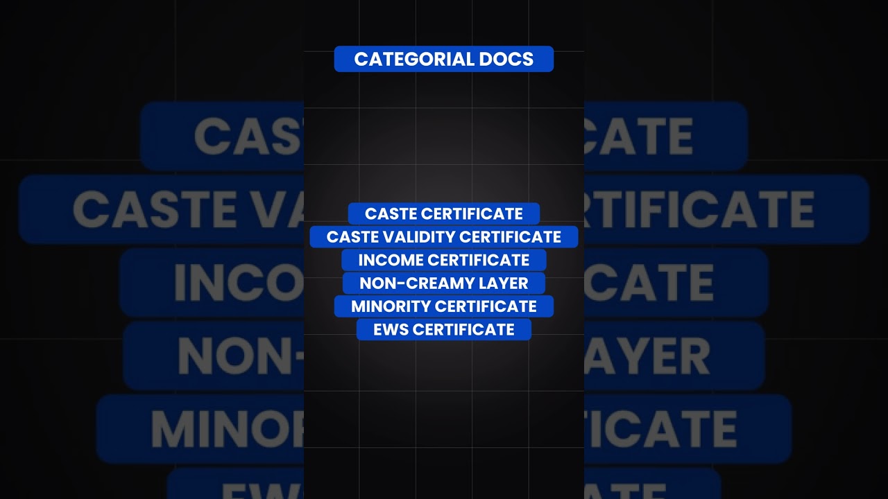 Important Documents Required For MAH MBACET Admission Process 