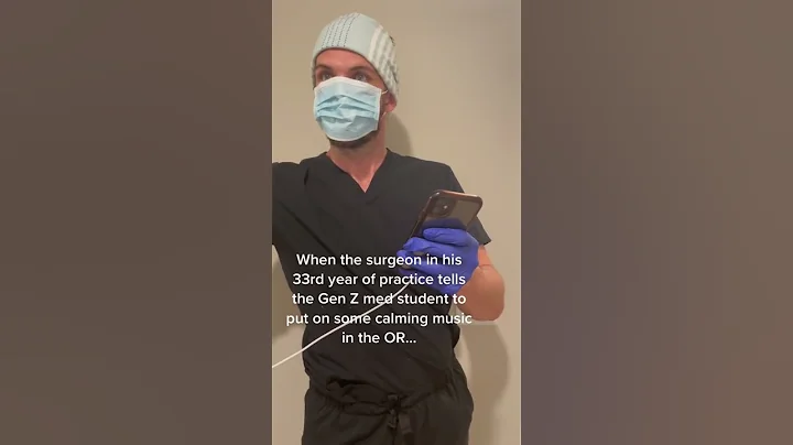 Gen Z med student on aux #medschool #doctor #medstudent #nurse #premed #surgery #medicine