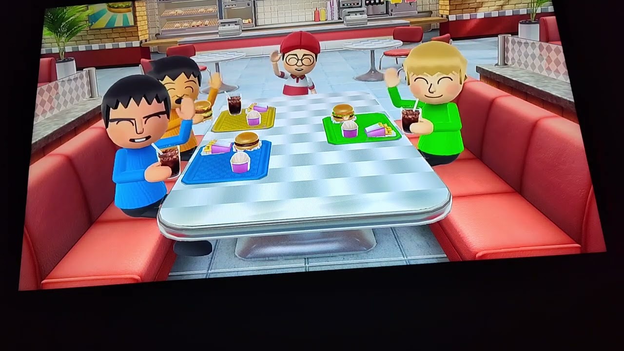 Wii Party U Feed Mii 4 Players (Dunbar, Skip, Pavel, and Zi-kai) aka the Expert boys