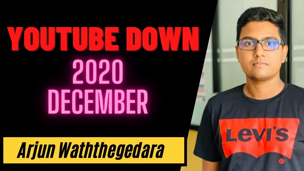 YouTube Down! 2020 December 14 (Actually a Google Cloud Services down)