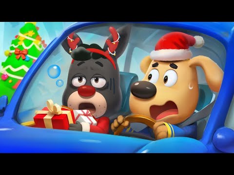 Don't Stay Up Late On Christmas | Funny Kids Adventure | Sheriff Labrador | Babybus Tv
