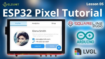 Create LVGL UIs for ESP32 - Squareline Studio Step-by-Step Guide!