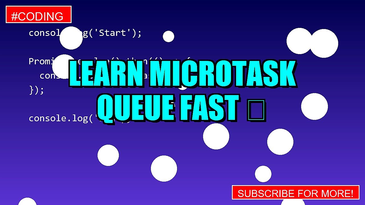 Learn Microtask Queue FAST 💡 - YouTube