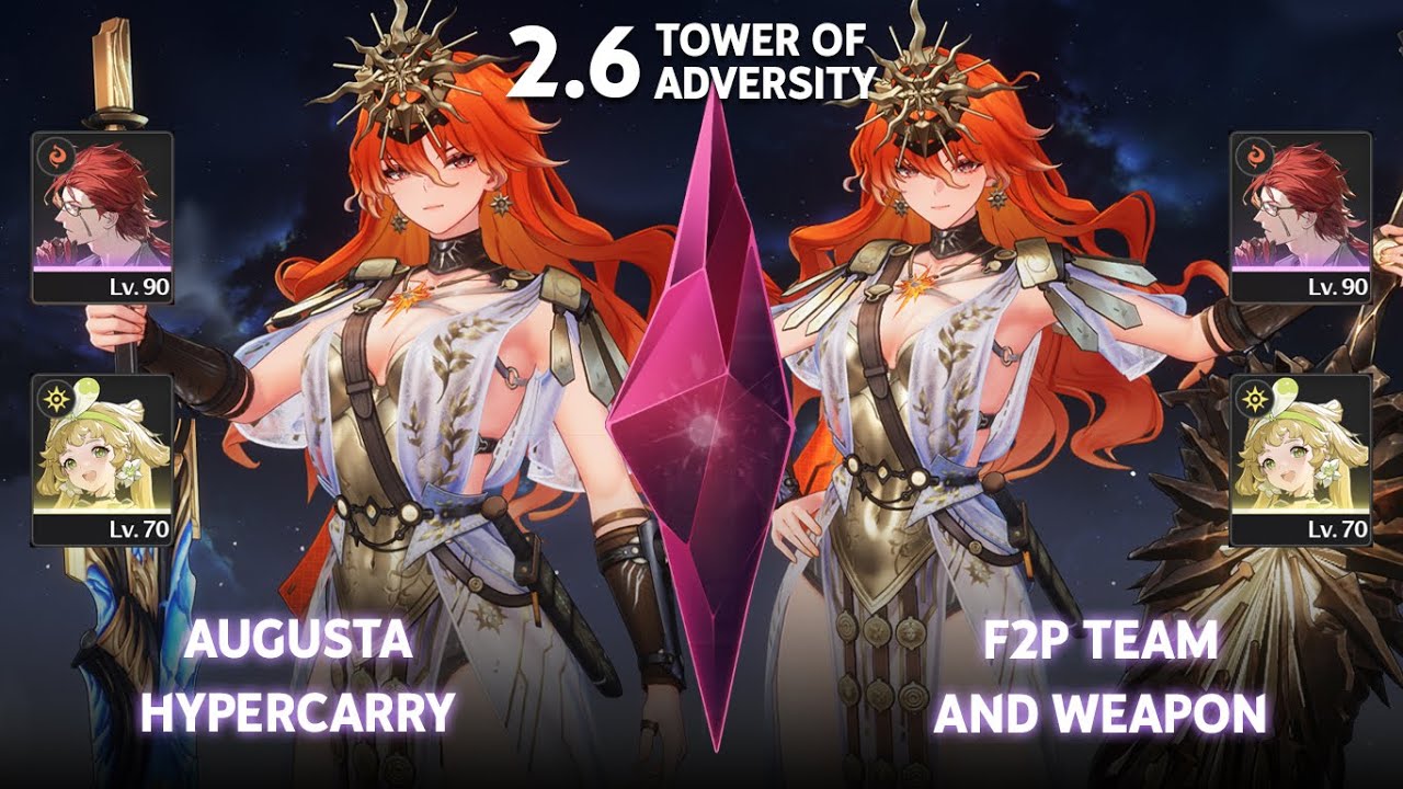 S0 Augusta is INSANE! F2P Augusta Showcase | Tower of Adversity | Wuthering Waves 2.6