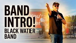 Chris O’Brien introduces Black Water Band at Mosaic Beach Music event - 5.15.26