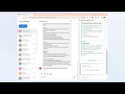 Ambient - Messages to Calendar video preview 2