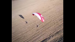 DJI Mavic Mini drone shooting Paragliding