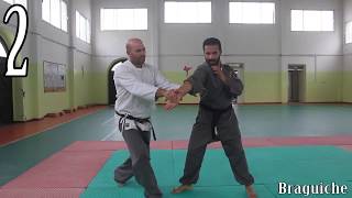 The blocking and grabs of the 8 Basic techniques of Hapkido
