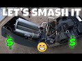 Smashing Trash for Cash! - Scrapping OXYGEN Machines from Dumpster for Money