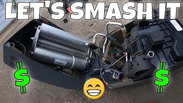 Prullenbak verpletteren voor geld! - Zuurstofmachines uit Dumpster schrappen voor geld