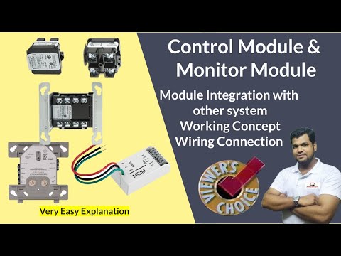 Control Module & Monitor Module | Basic Concept | Working Principle | Wiring Connection | Ansari29
