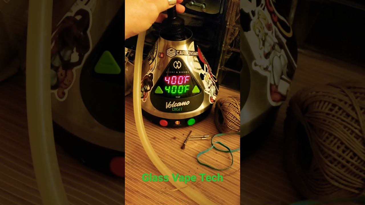 Glass Vape Tech with Volcano