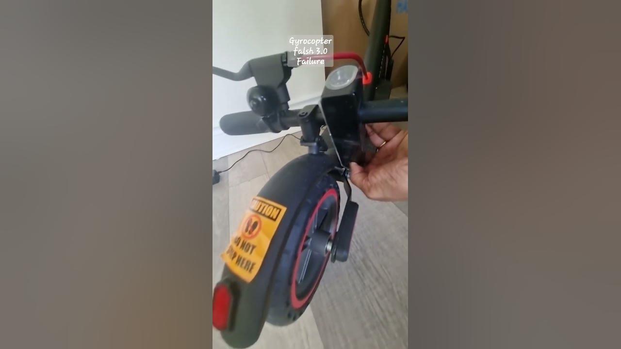 Gyrocopter Flash 3.0 Failure. Battery down within 2 months.!! YouTube
