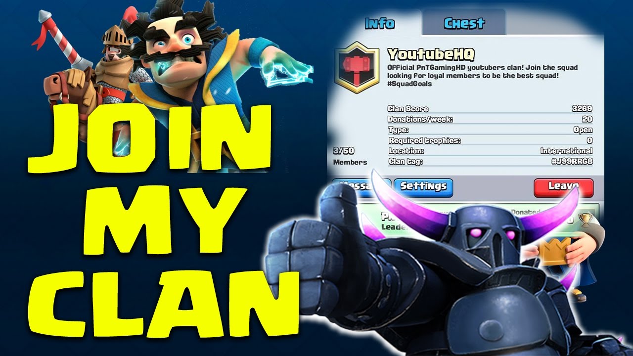 BEST CLASH ROYALE CLAN RECRUITMENT IS OPEN YouTube