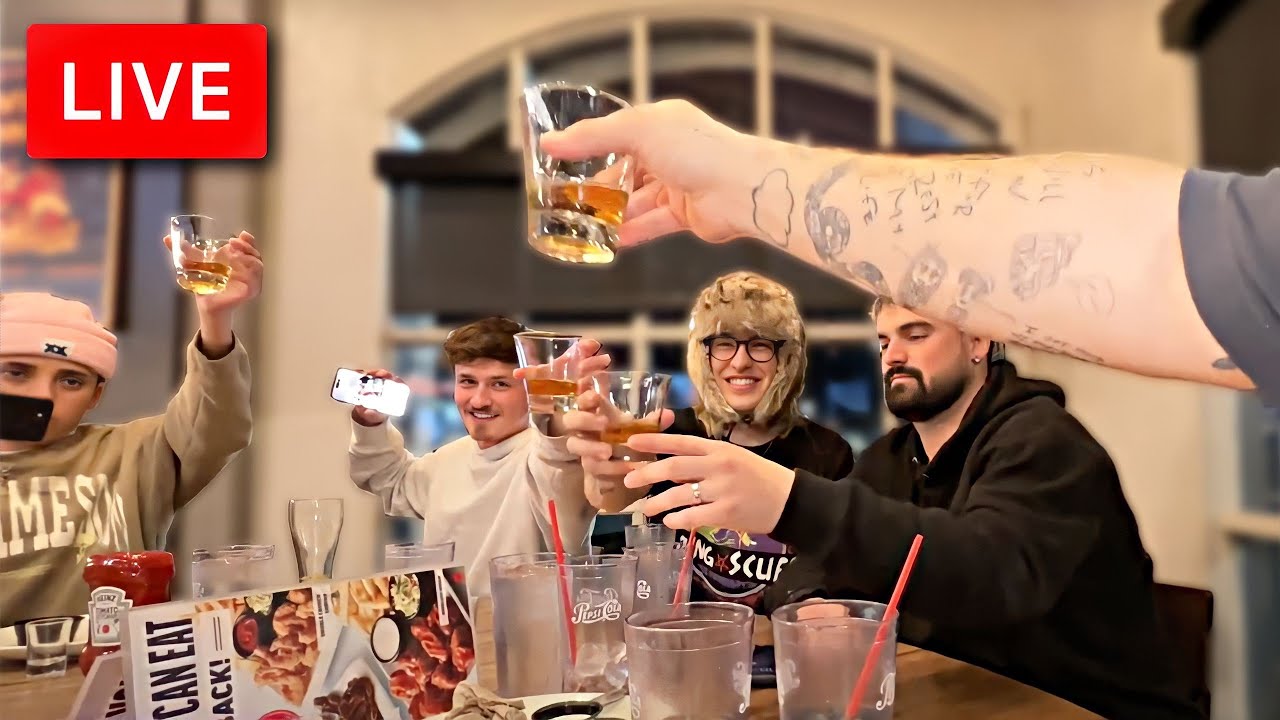 DRUNK APPLEBEES MUKBANG W/ THE BOYS *FULL STREAM*