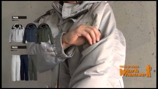 TOWA（藤和） 762Series ポリエステルタッサー軽量撥水防風保温防寒 7620 ツナギ 7626 ブルゾン 7622 パンツ