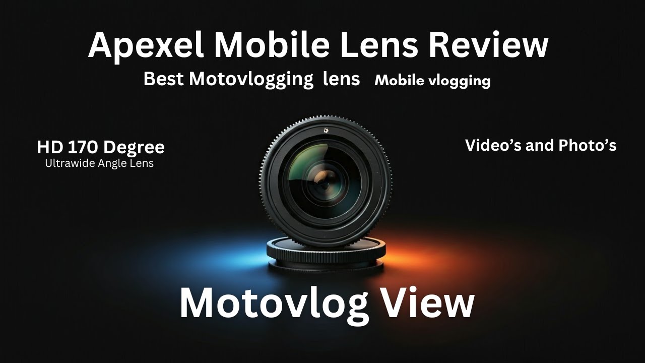 Motovlog Guwahati||🔥Best Mobile Camera Lens🔥||Apexel 170*Degree Wide Angle 
