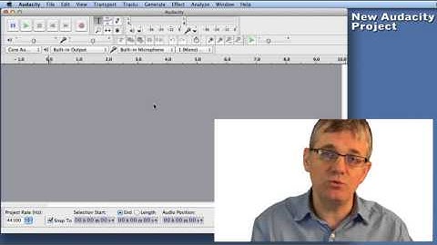 1 How to Create a New Audacity Project - Video Guide to Audacity