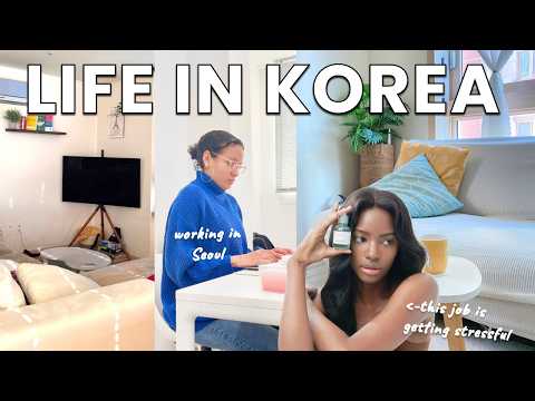 A Realistic Week in Our Lives in Korea: Office Work, Cooking & Dining with Strangers
