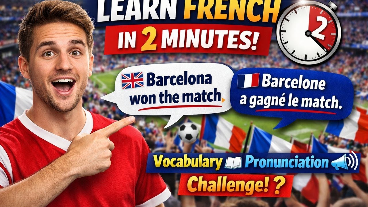 Learn French with Today's Football News