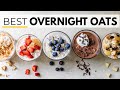 Overnight oats 6 ways  easy recipe for health  weight loss