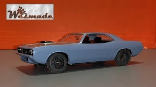 Plymouth Cuda 1:24 Scale (3) - Finish Painting and Details @wesmadebuilds681