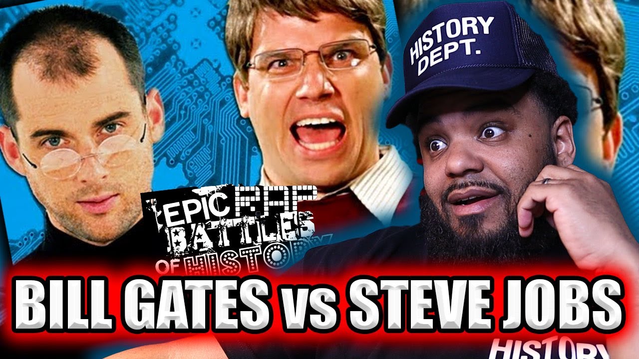 Steve Jobs vs Bill Gates- ERB- Epic Rap Battles Of History- HIP HOP HEAD REACTS