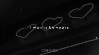 arctic monkeys - i wanna be yours (sped up   reverb)