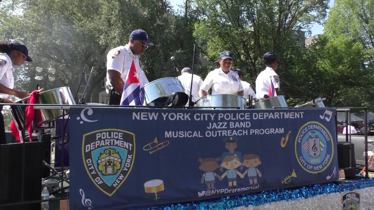 West Indian Day Parade~2018~NYPD Steel Drum Band Kick Things Off~NYCParadelife - YouTube