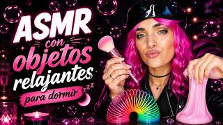 ASMR con objetos relajantes para dormir  😴/ ASMR NIA