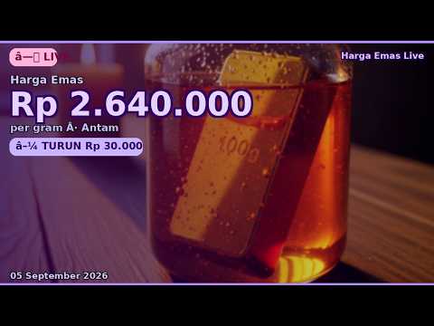 Harga Emas Antam Hari Ini